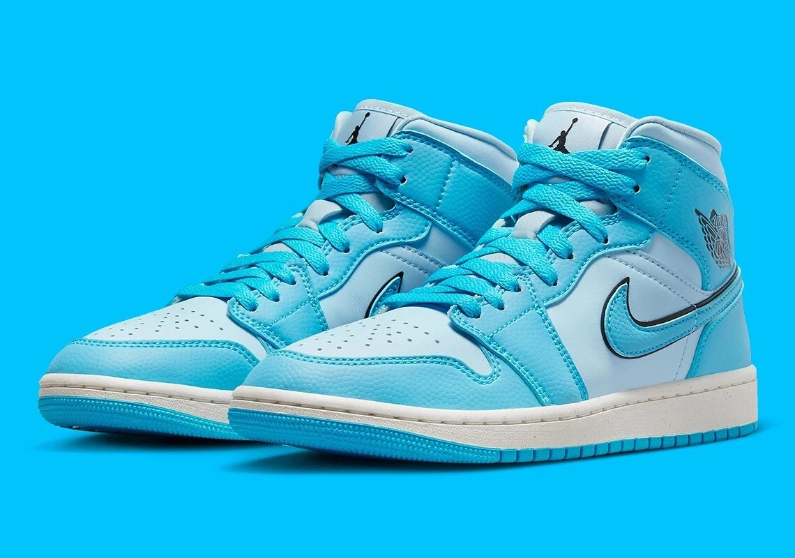 women's air jordan 1 mid se university blue