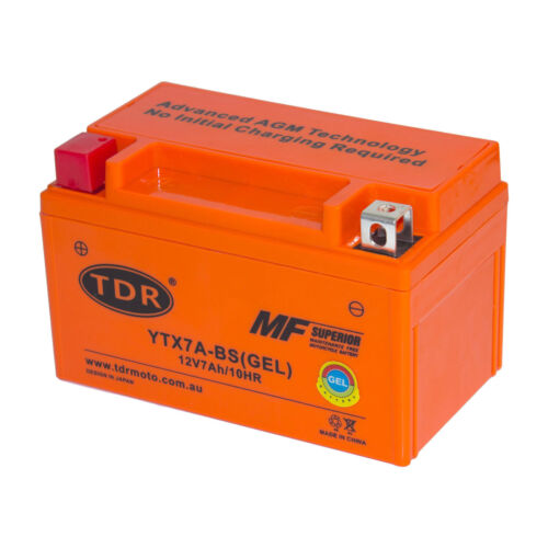 YTX7A-BS 12V Motorcycle Battery for Kawasaki 250cc EX250 Ninja 250R 2008 - Picture 8 of 8