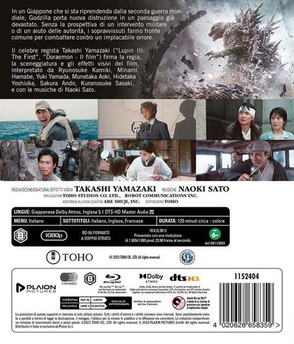 Godzilla Minus One (2024) Blu Ray - Picture 2 of 2