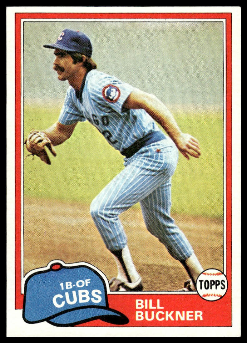 1981 Topps #625 Bill Buckner Chicago Cubs Baseball