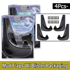 4PCS Car Mud Flaps Splash Guards For Front or Rear Auto Accessories Universal AA