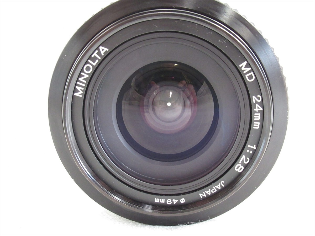 美品 MINOLTA New MD 24mm f2.8 EXC++++】Minolta New MD 24mm f/2.8 NMD Wide Angle Lens Minolta SR