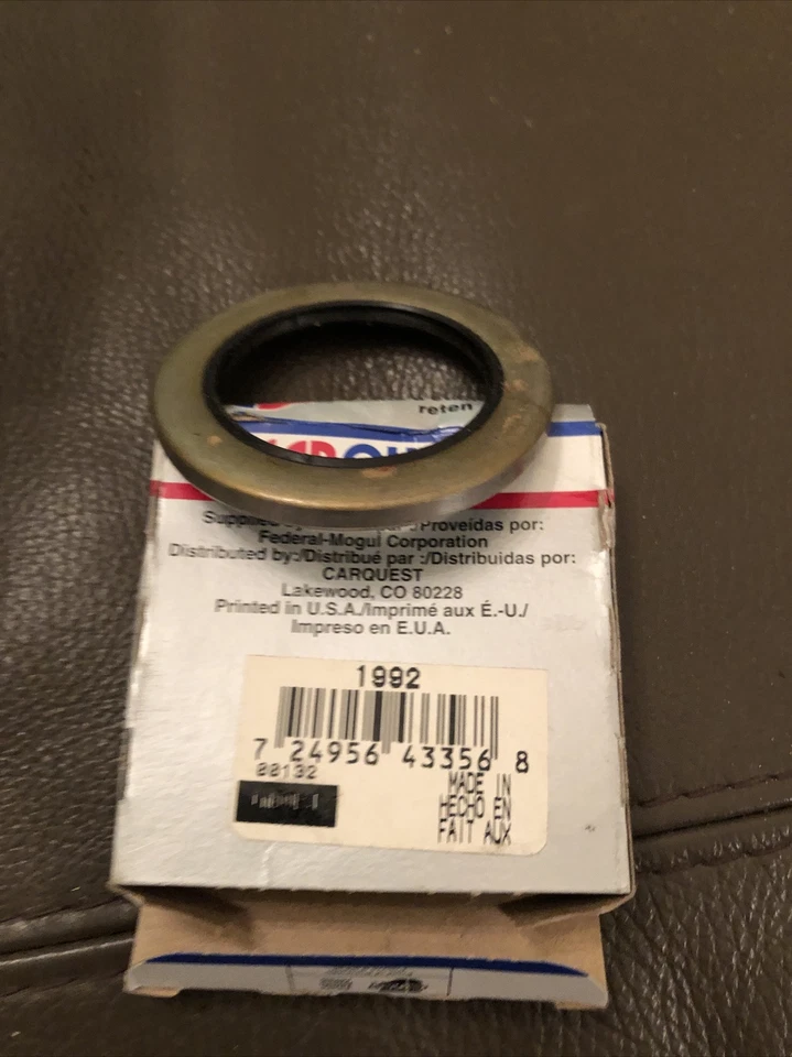 Selo de pinhão diferencial National/Carquest 1992 novo na caixa! Frete grátis - Imagem 3 de 3