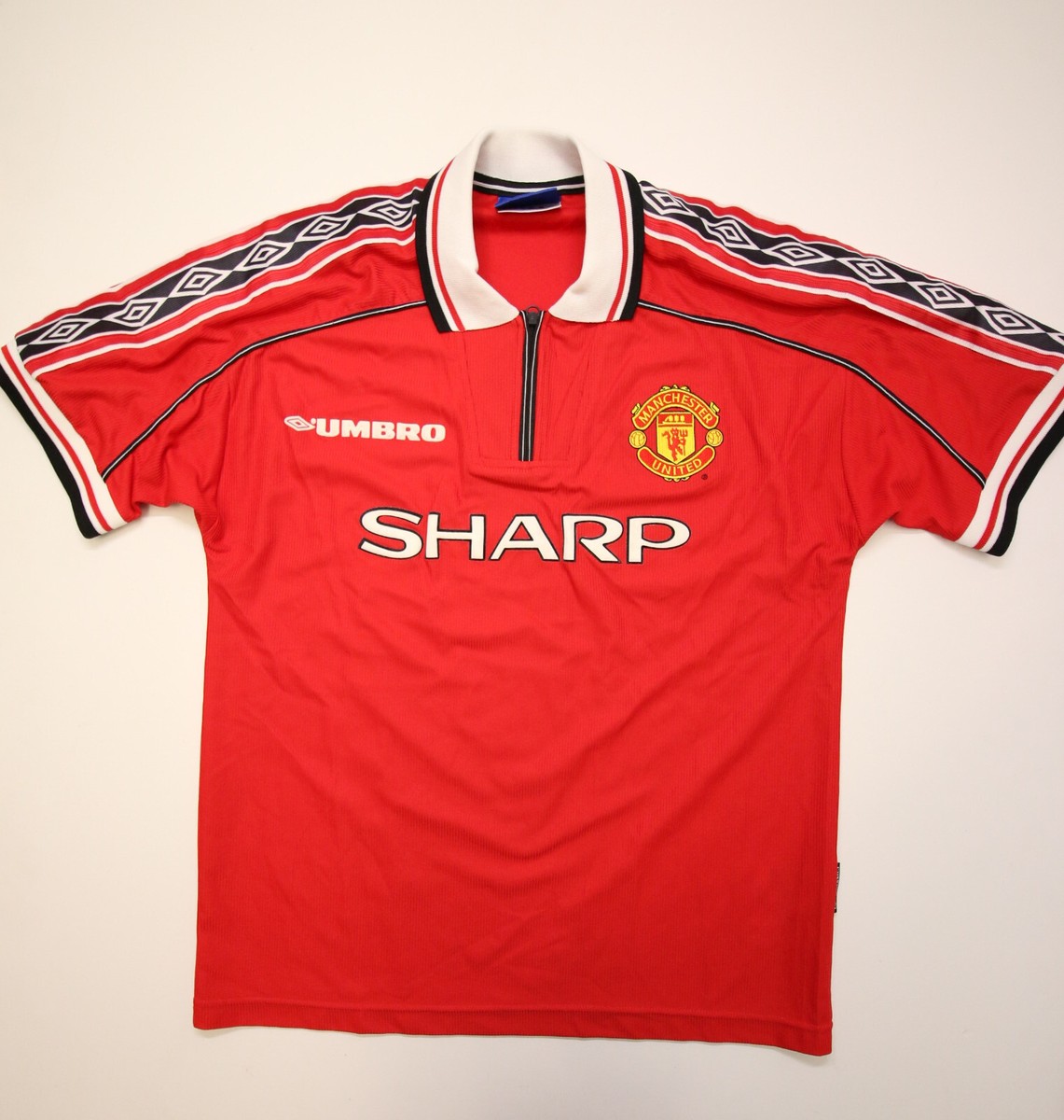 Vintage Manchester United Soccer Jersey Mens M Umbro SHARP Vintage Manchester United Soccer Jersey Mens M Umbro SHARP