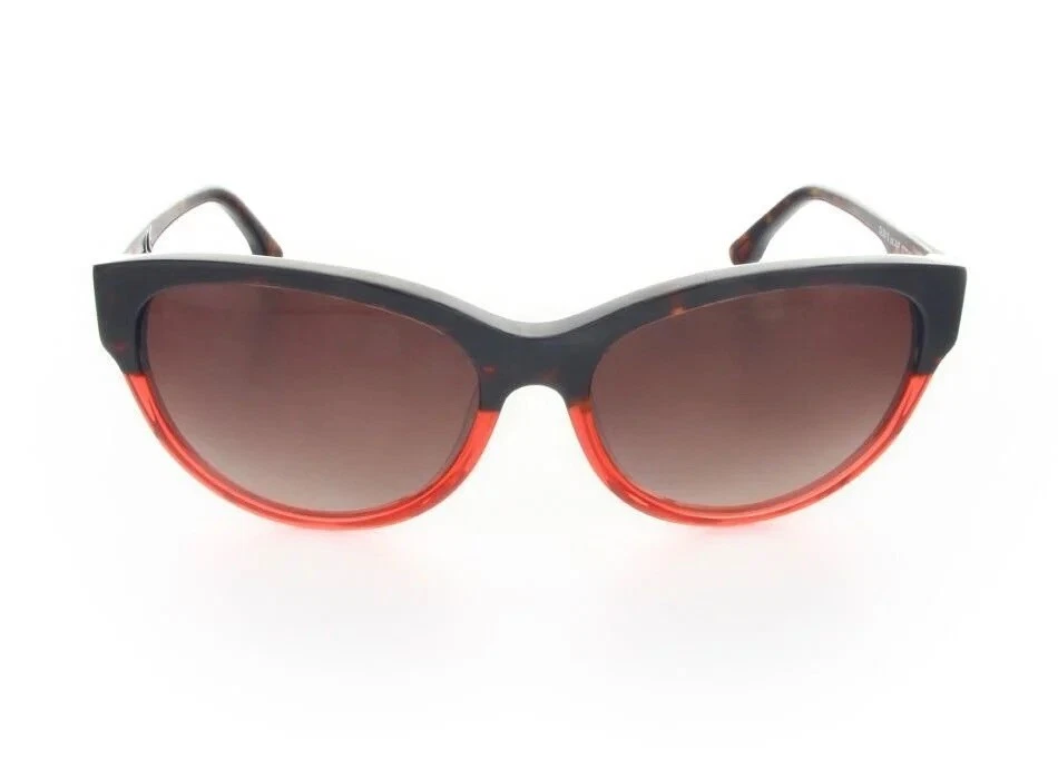 Gafas de sol para mujer Diesel DL0013 44F naranja ojo de gato marrón degradado 57-16-135 mm Foto 3 de 4
