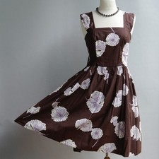 Red Toe Nails Sun Dress Blow and Make a Wish Dandelion VTG Retro Pin Up size 10