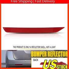 Red Lens Rear Bumper Reflector Marker Left/Right Side For 11-17 Honda Odyssey