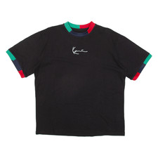 KARL KANI Mens T-Shirt Black S