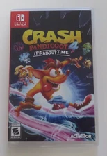 Replacement Case (NO GAME) Crash Bandicoot 4 It’s About Time Nintendo Switch