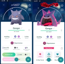 Shiny Gengar Gigamax  MlNl P T C  Read Description