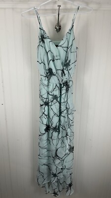 knee length dresses for ladies PinkBlush Aqua Floral Sleeveless Maternity Maxi Dress main image 1