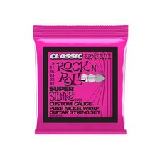 Ernie Ball 2253 Super Slinky Classic Rock N Roll Pure Nickel Electric Guitar Str