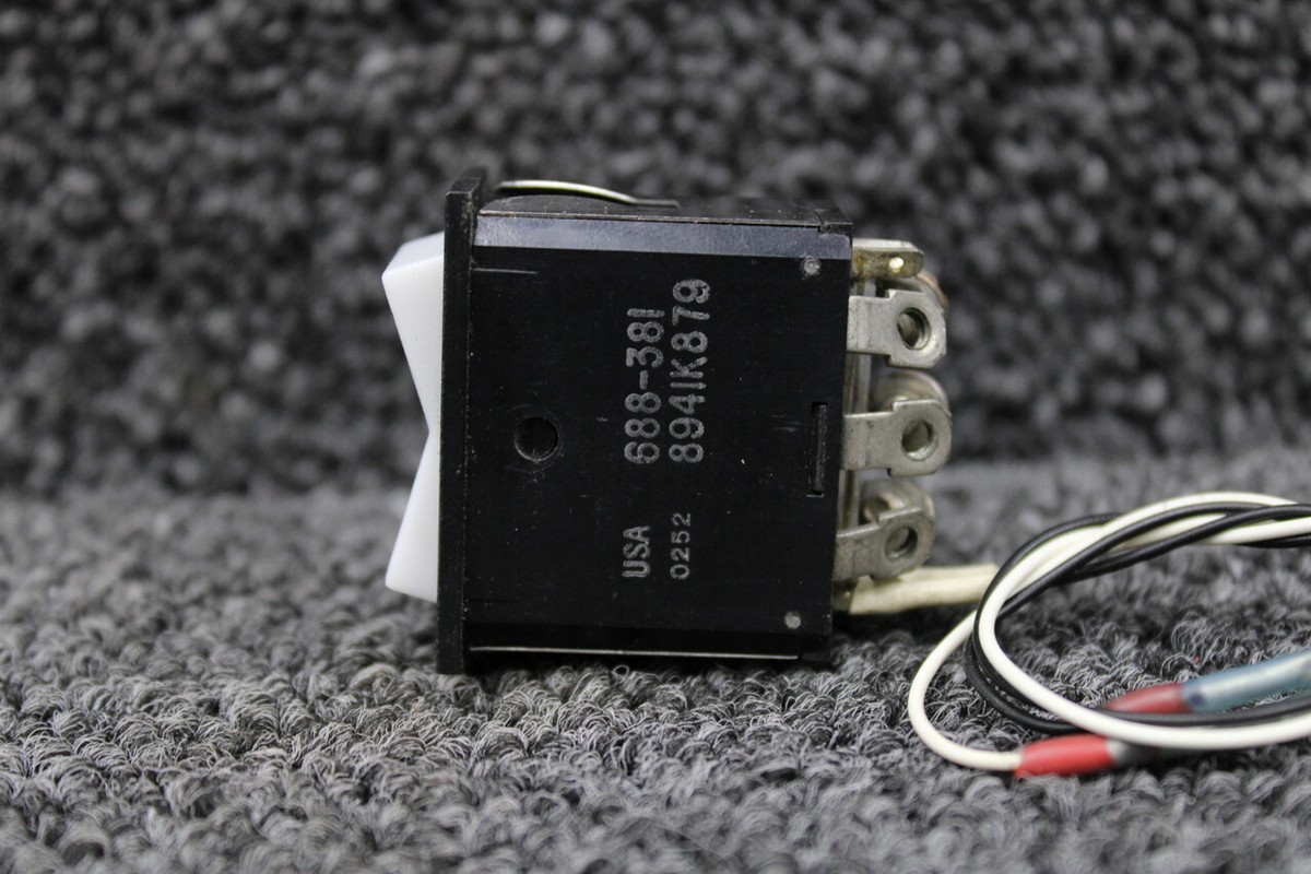 688-381 (Alt: 8941K879) Piper PA44-180 Starter Rocker Switch | eBay