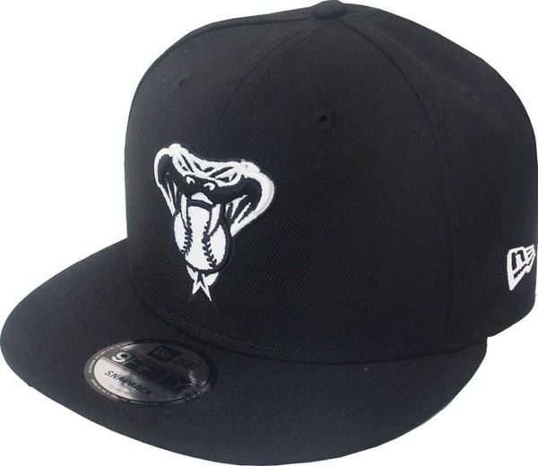 New Era Arizona Diamondbacks Mlb Black White Snapback Cap 9Fifty Limited Edition-image