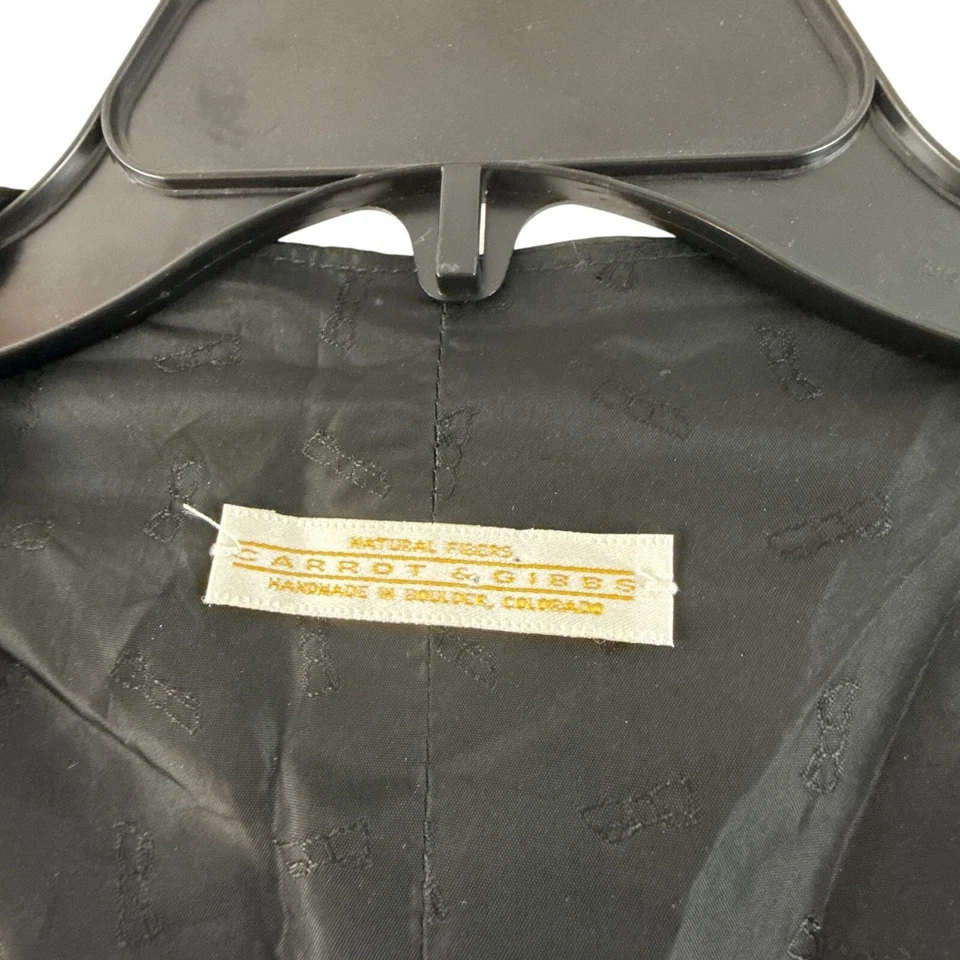 Carrot & Gibbs Men's XXL Black White Polka Dot Vest USA Handmade Formal Luxe - Image 2 of 4