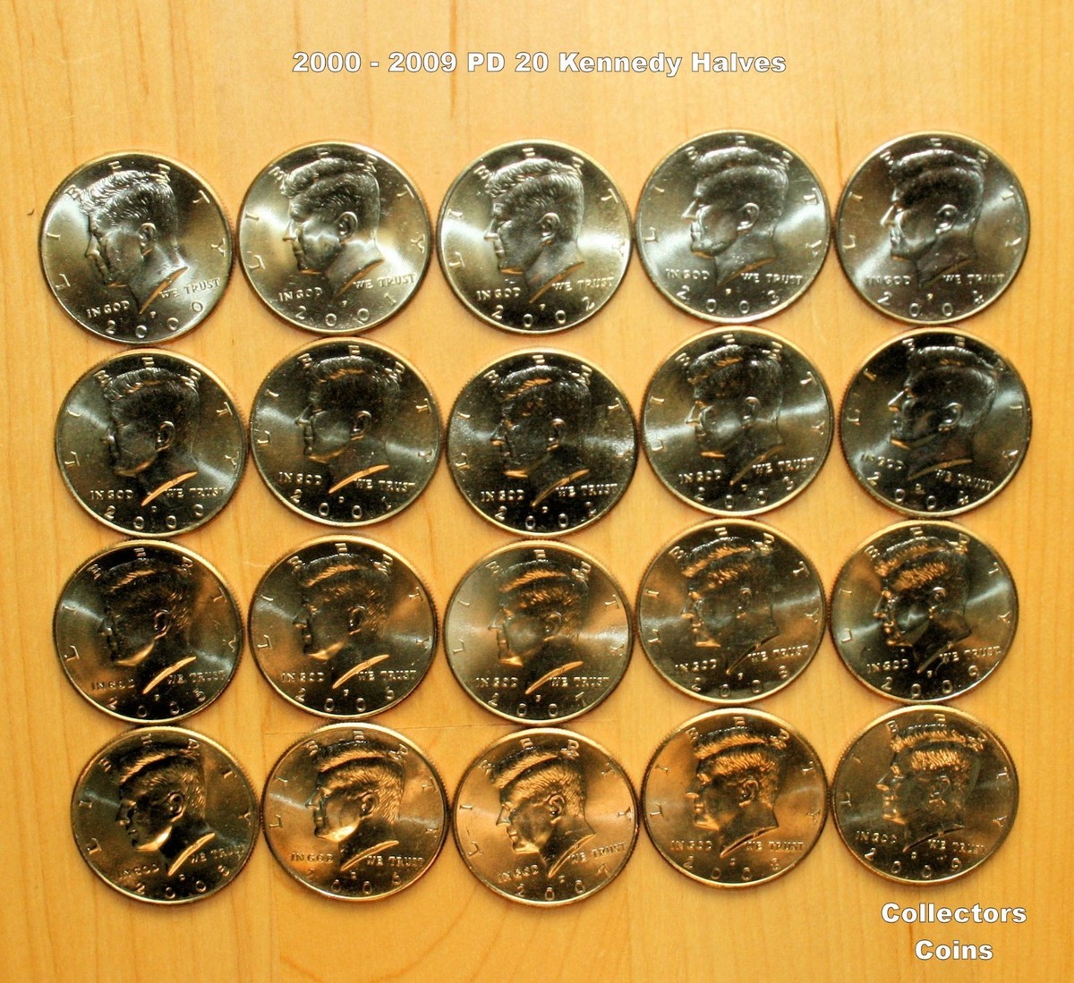 1964 - 2025 Kennedy Half P&D 130 Coin COMPLETE Uncirculated