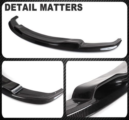 For BMW 3Series F30 F31 320i M Sport 12-18 Carbon Fiber Front Bumper Lip Spoiler - Bild 11 von 11