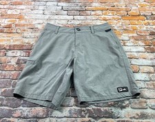 Pelagic Hybrid Shorts Youth 27 Gray Chino Swim Board Casual Active Outdoor Boys