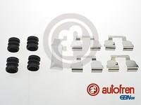 Autofren Seinsa D42786A Accessory Kit, Disc Brake Pad For Dacia Renault