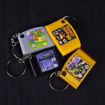 N64 Cartridge Keychain 3D Printed Fan Art
