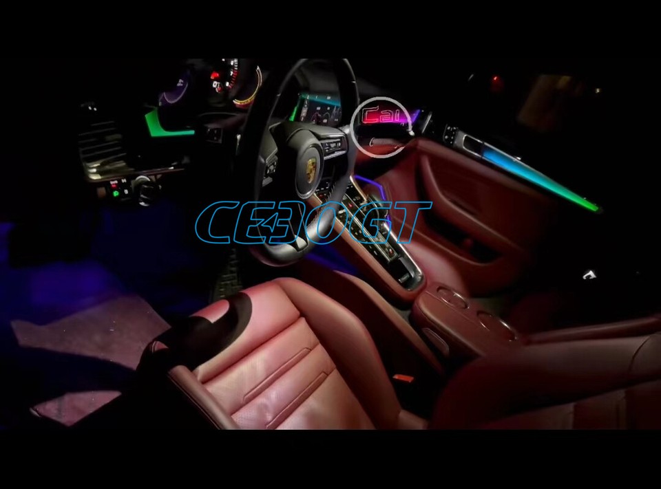 64 Colors LED Atmosphere Light Shadow style For Porsche Panamera minor ...
