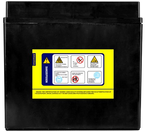 Electronicx AGM Batteria Motocicletta 12V 19Ah 245A - Ricambio 51814, 51913, - Foto 4 di 6