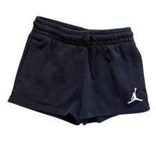 Jordan Girls Athletic Shorts-Cotton Blend-Black-Size M 10/12 -GUC
