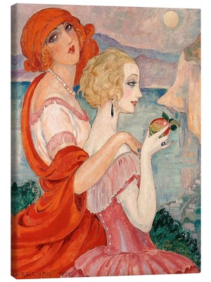 Leinwandbild Auf dem Weg nach Anacapri - Gerda Wegener