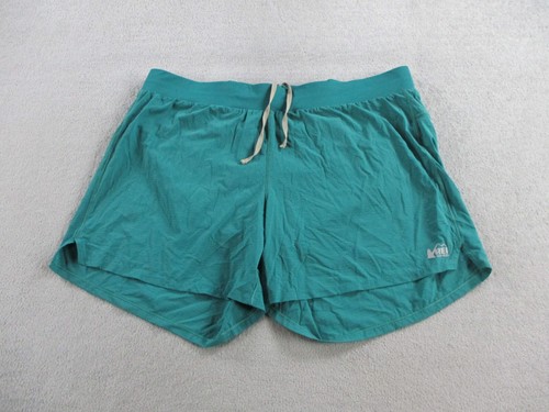 REI Shorts Mens Extra Large Teal Green Swiftland Running 5" Lined Trail Hiking
