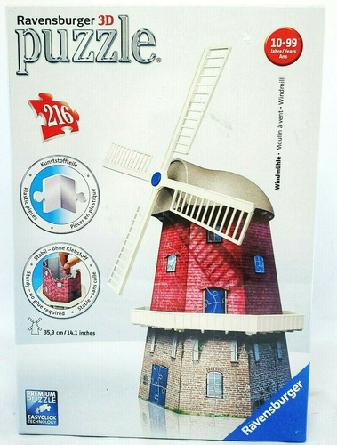 RAVENSBURGER. 3D PUZZLE. WINDMILL 216 