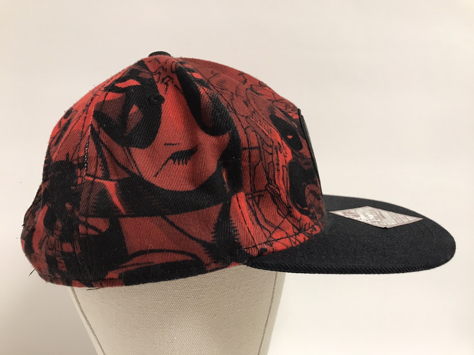 Marvel Deadpool Red Snapback Hat - image 3