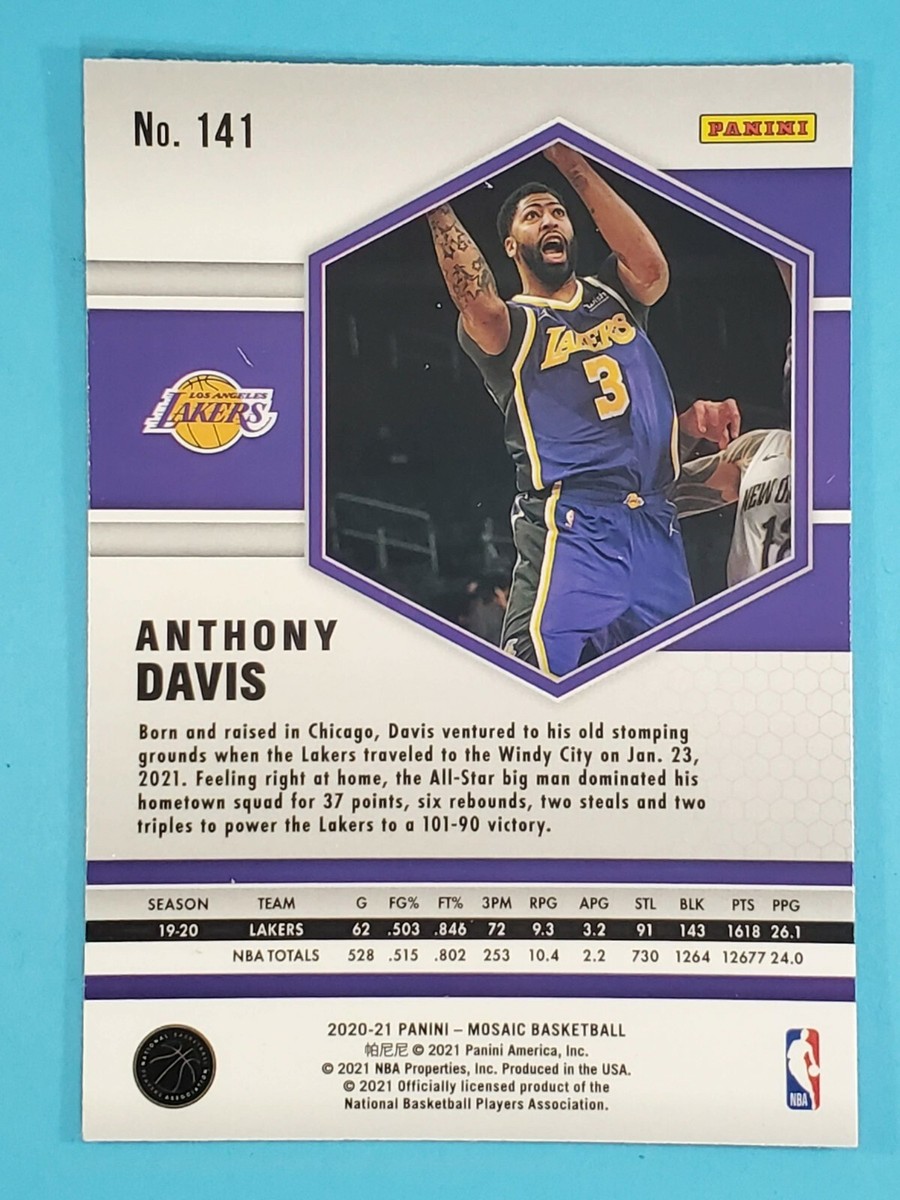 あんそにー NBA 物語っ 20-21 panini ANTHONY DAVIS セット