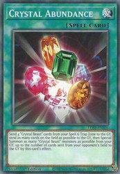 Crystal Abundance LDS1-EN106 Yu-Gi-Oh! TCG 1st Edition Common