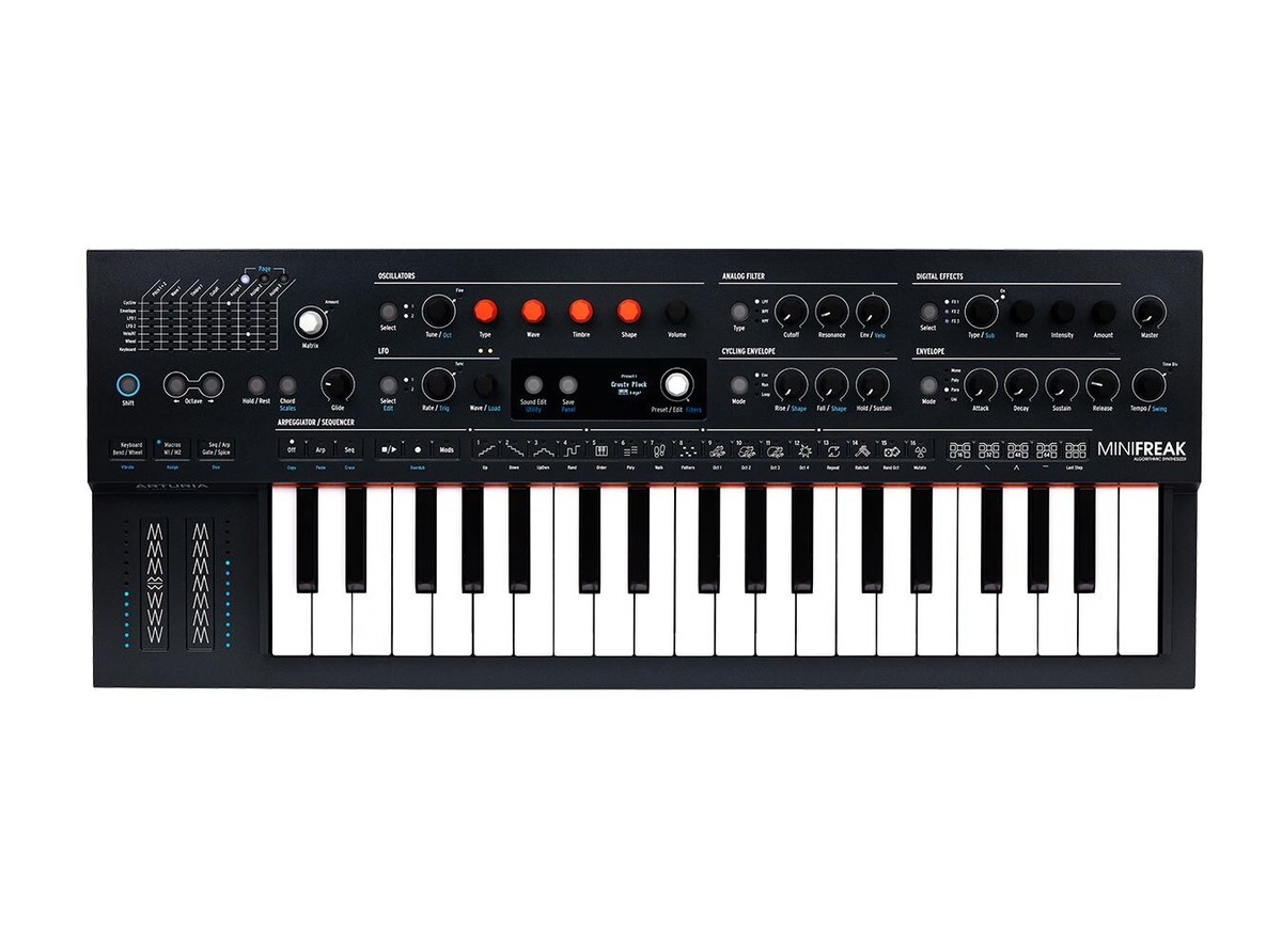 鍵盤楽器 arturia microfreak black Arturia MicroFreak Stellar Synthesizer