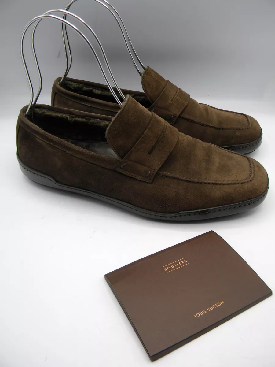 brown louis vuitton shoes men