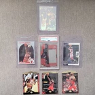 1996 UD3 #23 Michael Jordan PSA 7 Card Lot Chicago Bulls Hoops 8 Card Lot NBA