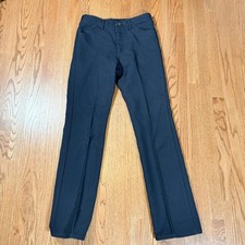 Vintage 70s Wrangler Poly Pleated Trousers 30x34