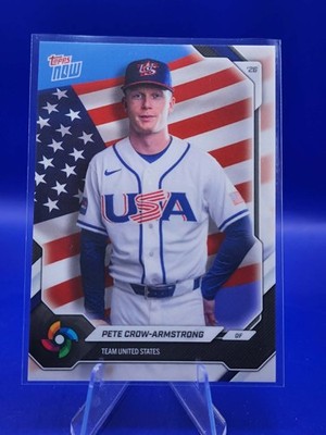 Pete Crow-Armstrong PCA 2026 Topps Now USA08 Team USA World Baseball Classic WBC