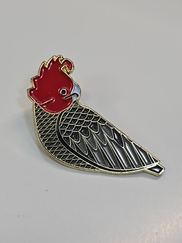 Gang-Gang Cockatoo Parrot Bird Lapel Pin 