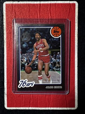 2025 Topps Julius (Dr. J) Erving Silver Insert #80BK-2