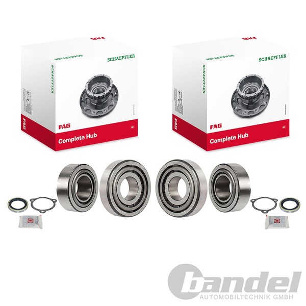 2X Schaeffler FAG Radlager Satz RADLAGER-SATZ Vorne Links+Rechts-image