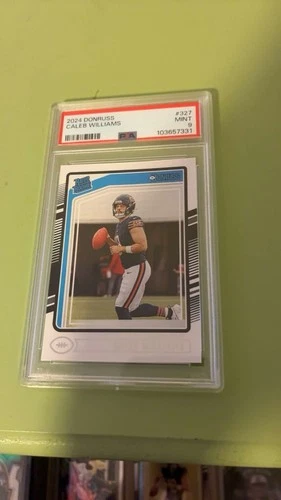2024 Panini Donruss Rated Rookie Caleb Williams #327 PSA 9 Bears Football