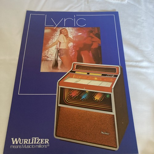 Jukebox Flyer Wurlitzer Lyric. Juke Box Advert / Flyer Original - A4 | eBay Australia
