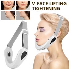 Electric V-Face Shaping Double Chin Reducer Lifting Beauty Belt Facial Massager