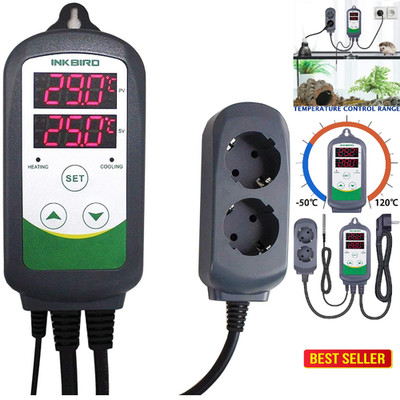 Inkbird ITC-308 Digitaler Temperaturregler mitfühler Heizen Kühlen