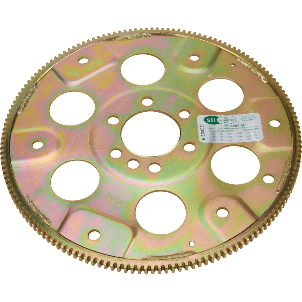 Placa flexible SFI, 153 dientes, principal trasero de 2 piezas, se adapta a Chevy 350 Foto 3 de 4