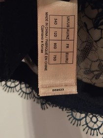 Dita Von Teese Evelina Underwire Bra in Ocean Blue - Size 34D