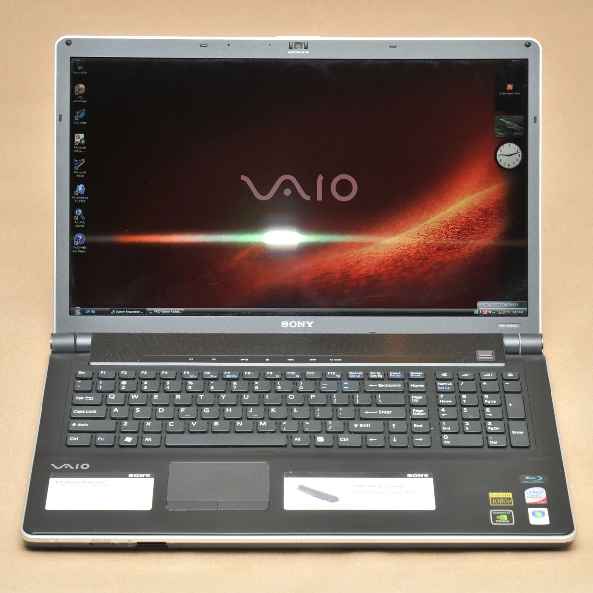 Sony Windows Vista Intel Core 2 Duo PC Laptops & Netbooks for sale