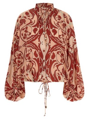 F.R.S. - FOR RESTLESS SLEEPERS Multicolor Silk Blouse
