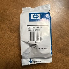 Genuine HP 75 Tri-Color Ink Cartridge New Sealed CB337W Expired